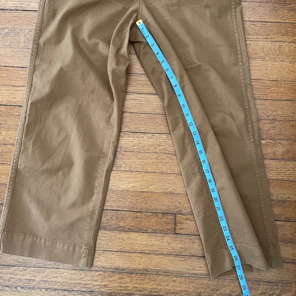 Marine Layer Bridget Wide Leg Crop Pant Copper/BrownSize 8 - Picture 8 of 9